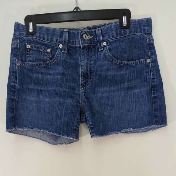 AG Adriano Goldschmied Womens Gemma Denim Shorts‎ 26 - Picture 1 of 8